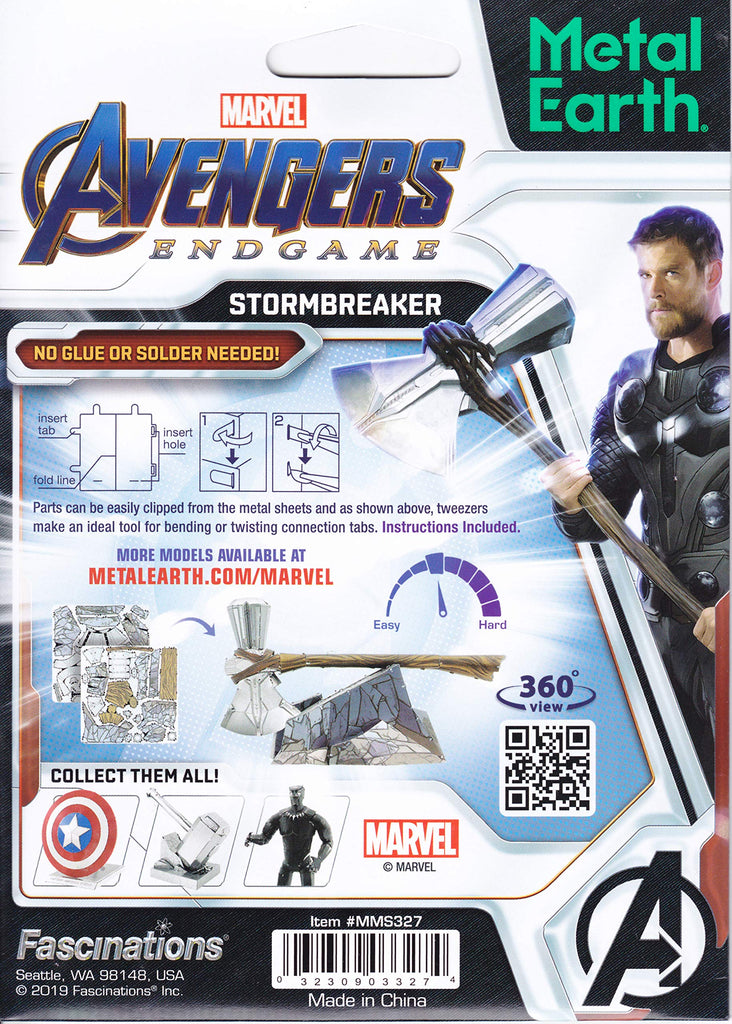 Stormbreaker Thor's Axe - Marvel 3D Metal Model Kit by Fascinations Metal Earth Fascinations Town Creek Trading Post - Free Shipping $50.00