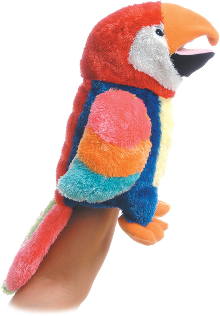 12" PETEY Parrot Hand Puppet Aurora Town Creek Trading Post - Free Shipping $50.00