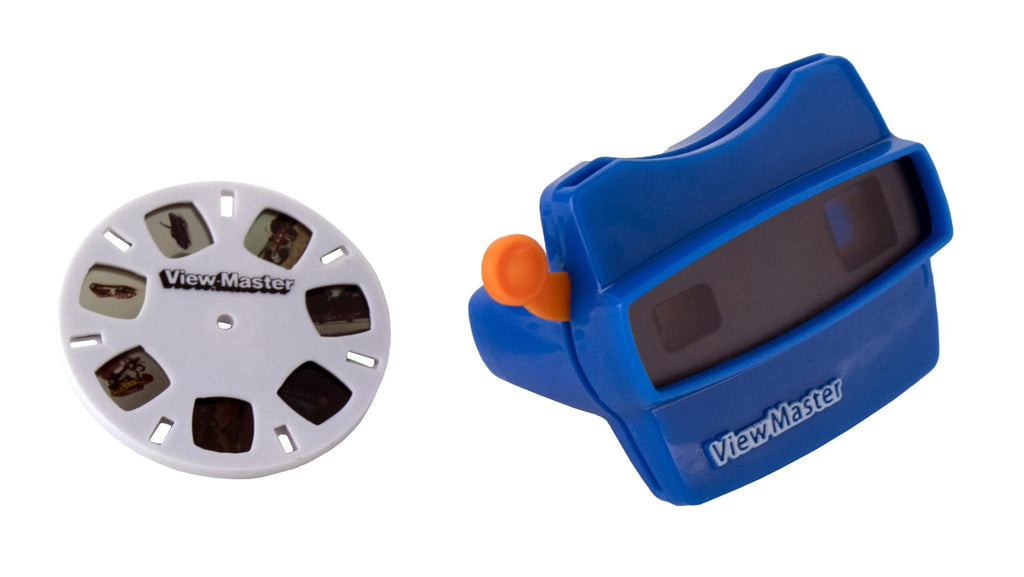 Worlds Smallest Hot Wheels ViewMaster, Blue Super Impulse Town Creek Trading Post - Free Shipping $50.00