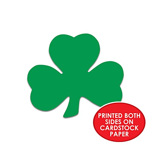 Beistle Green Shamrock Cutouts 10 Piece St Patrick's Day Decorations, Wall Silhouettes Beistle Town Creek Trading Post - Free Shipping $50.00
