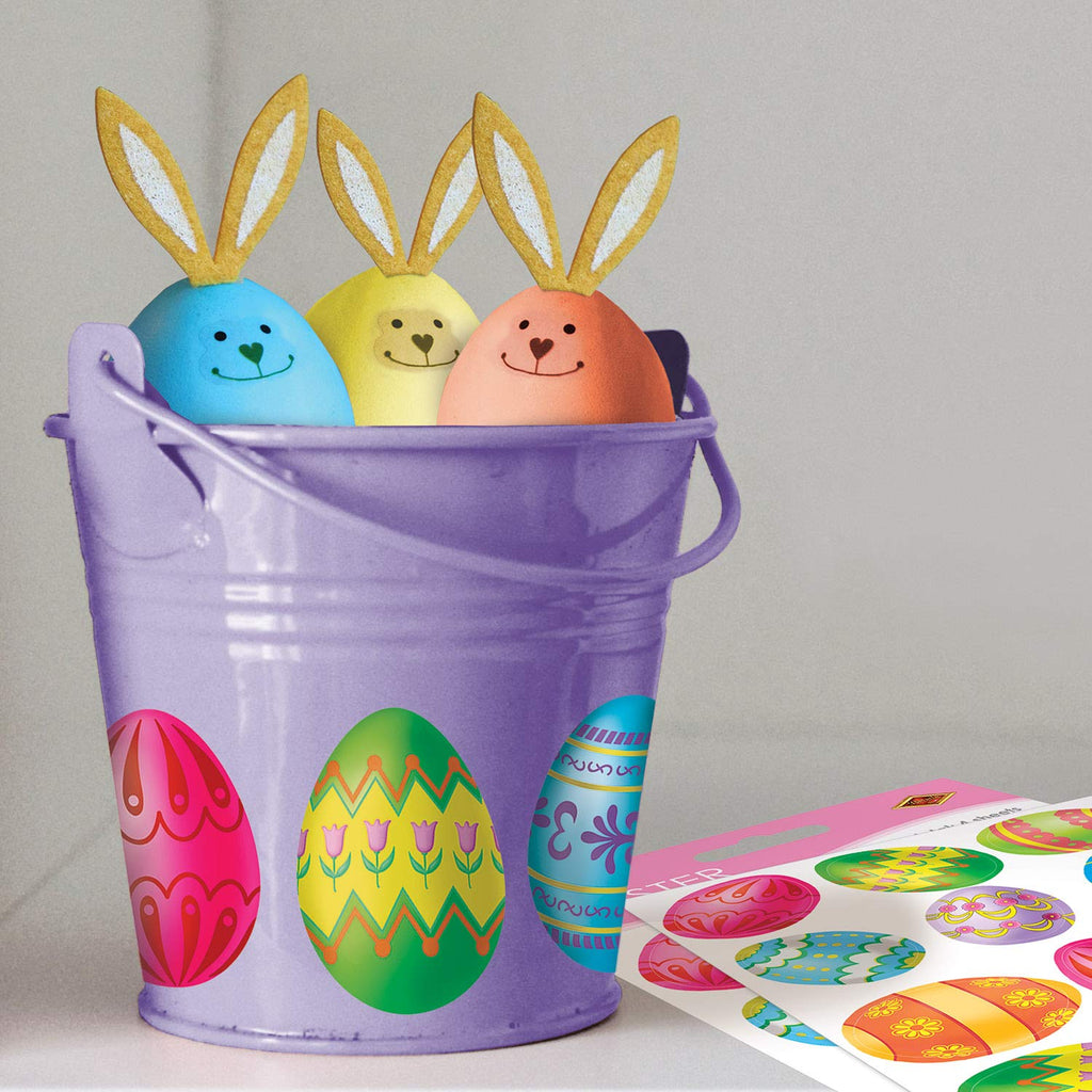 Beistle 4-Pack Easter Egg Stickers Sheet, 4-3/4 by 7-1/2-Inch Sheet Beistle Town Creek Trading Post - Free Shipping $50.00