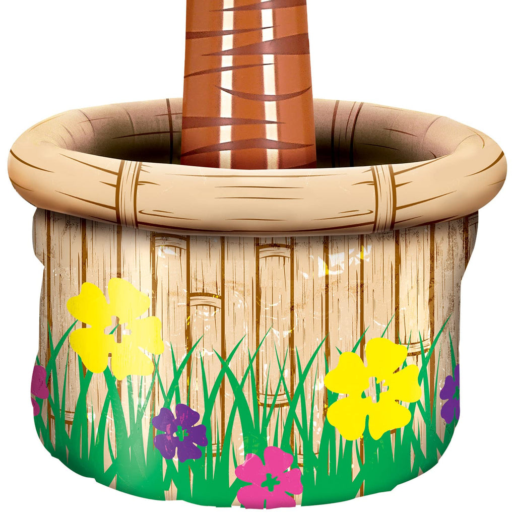 Inflatable Palm Tree Cooler, 18 by 28-Inch Beistle Town Creek Trading Post - Free Shipping $50.00