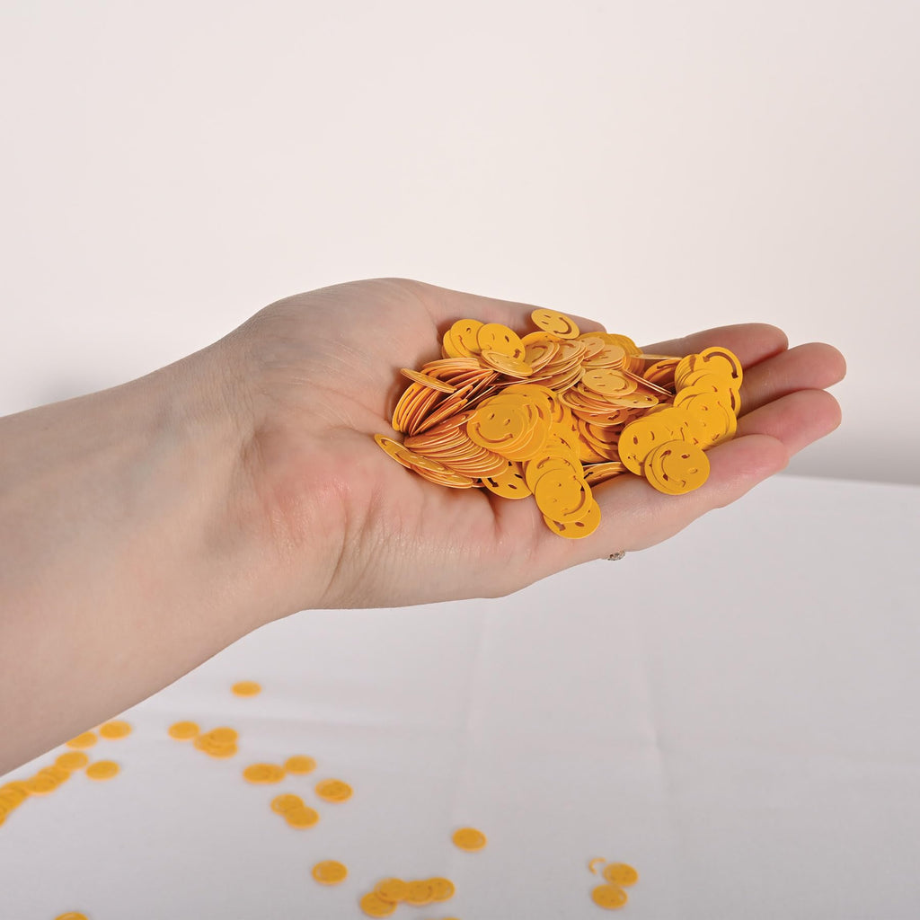 Beistle Fanci-Fetti Smile Faces Party Supplies, 1 oz, Yellow Beistle Town Creek Trading Post - Free Shipping $50.00