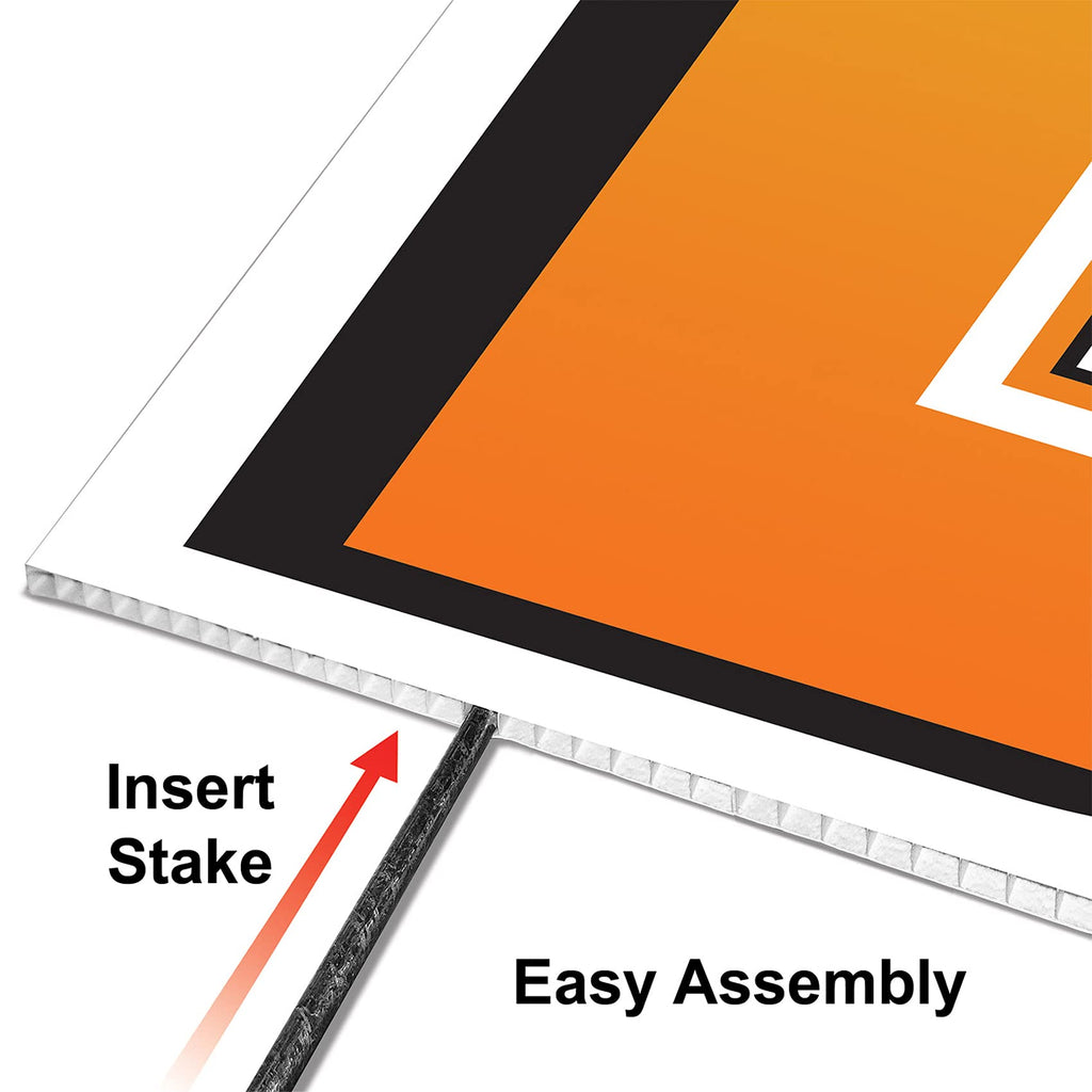 Beistle Plastic Number "5" Yard Sign With Metal Stakes - Happy Birthday Party Outdoor Lawn Decoration Beistle Town Creek Trading Post - Free Shipping $50.00