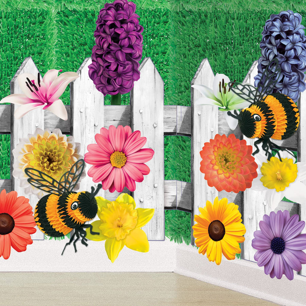 Picket Fence Cutouts Party Accessory (1 count) (3/Pkg) Beistle Town Creek Trading Post - Free Shipping $50.00