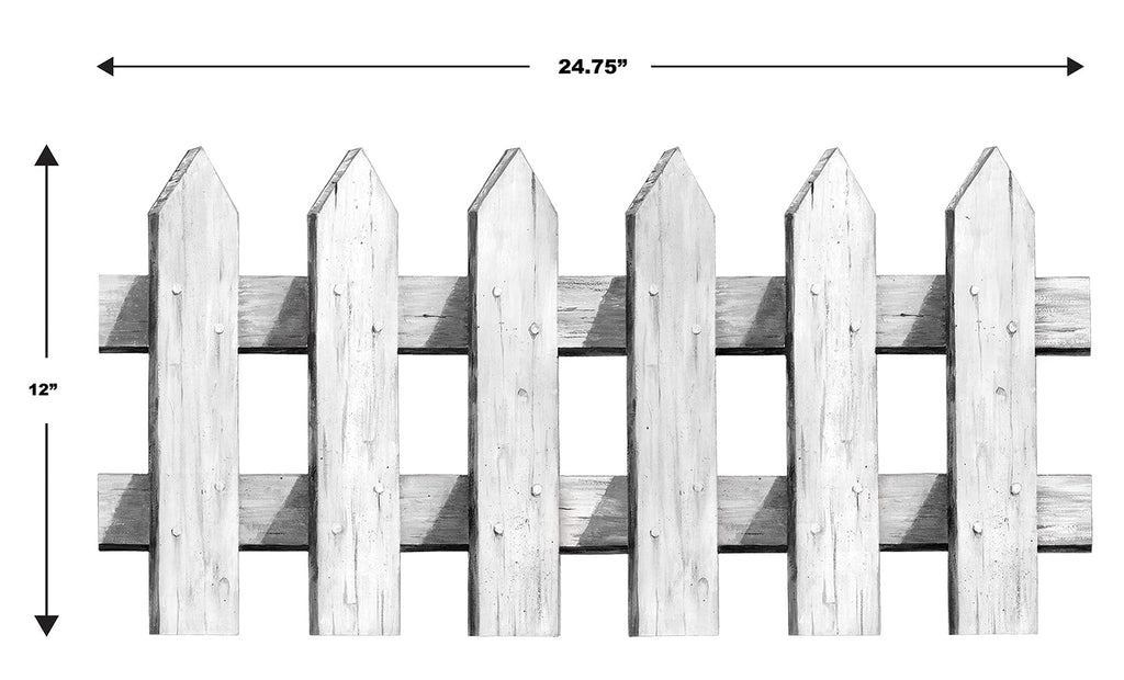 Picket Fence Cutouts Party Accessory (1 count) (3/Pkg) Beistle Town Creek Trading Post - Free Shipping $50.00
