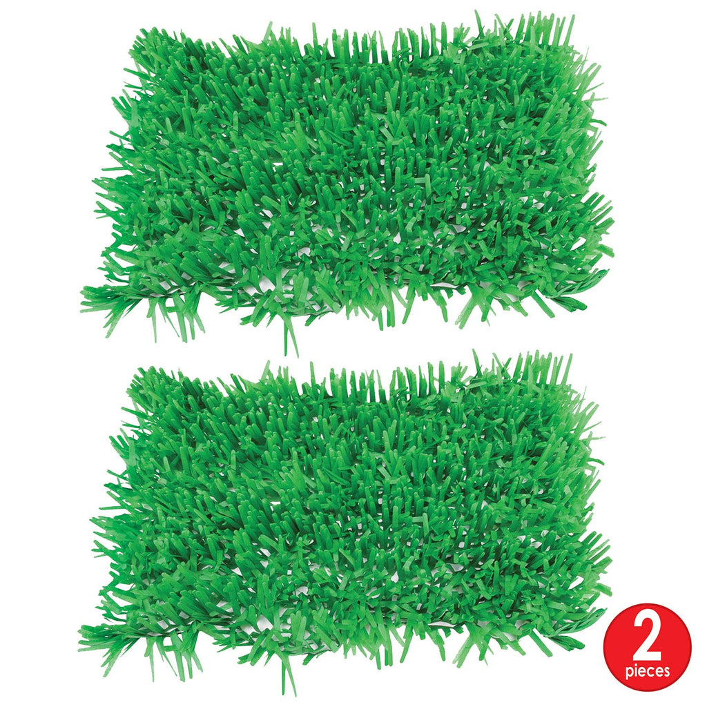 Beistle 2 Piece Novelty Tissue Paper Fake Grass Mats for Spring Summer Easter Party Decorations, 15" x 30", Green Beistle Town Creek Trading Post - Free Shipping $50.00