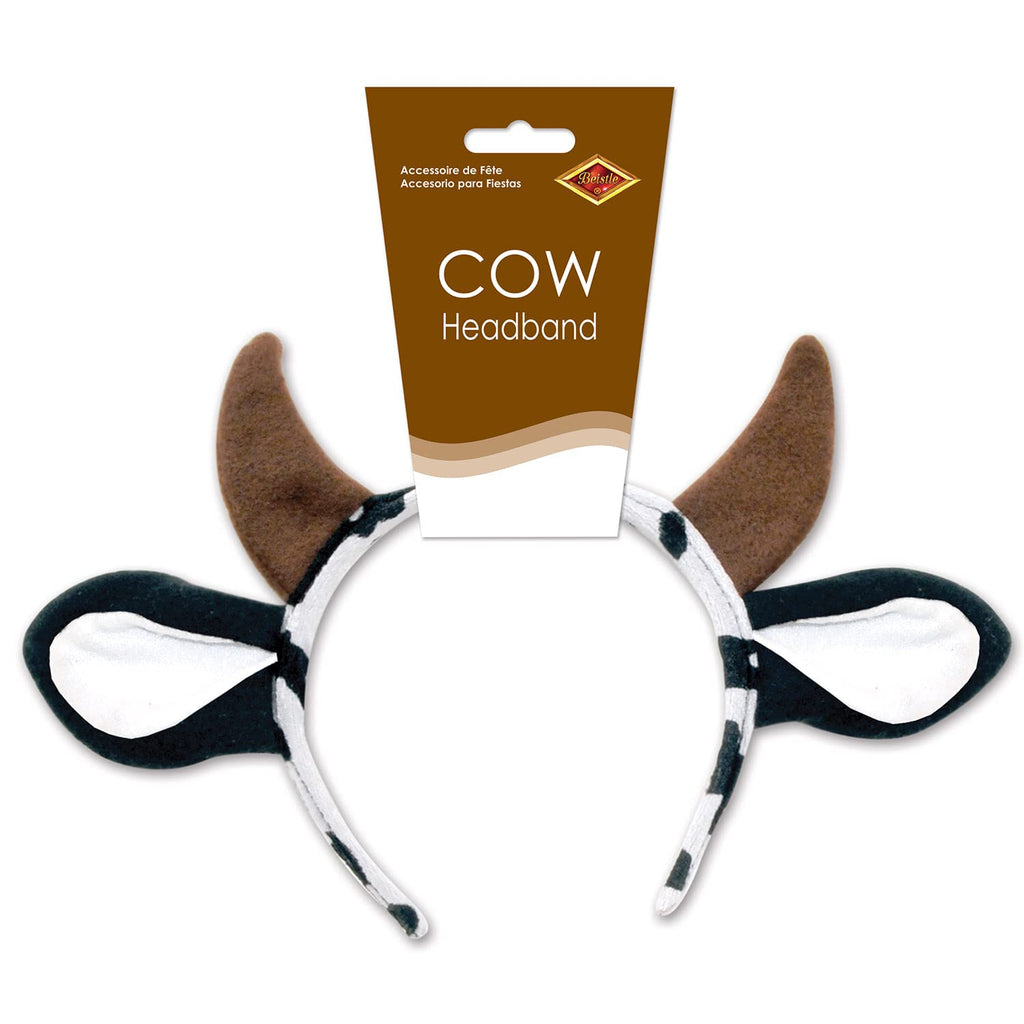 Cow Headband Beistle Town Creek Trading Post - Free Shipping $50.00