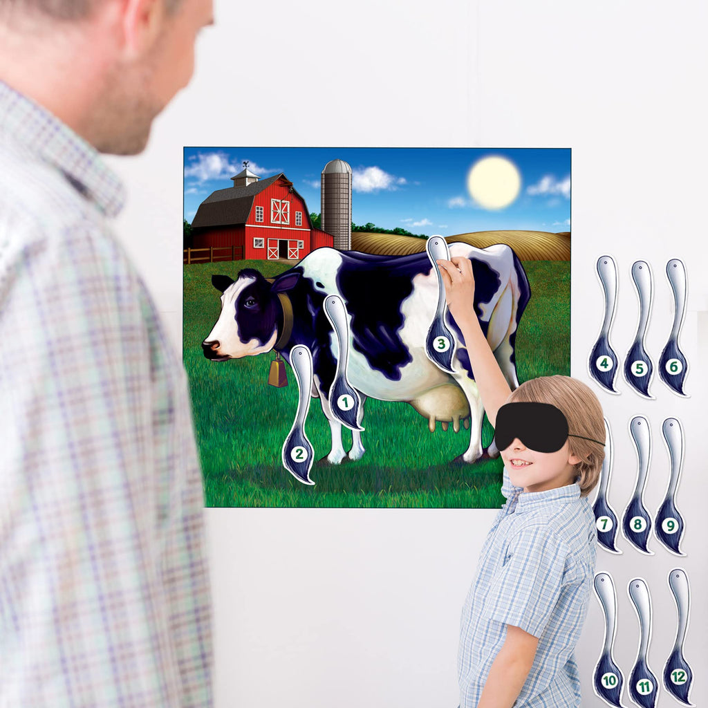 Pin The Tail On The Cow Game Beistle Town Creek Trading Post - Free Shipping $50.00