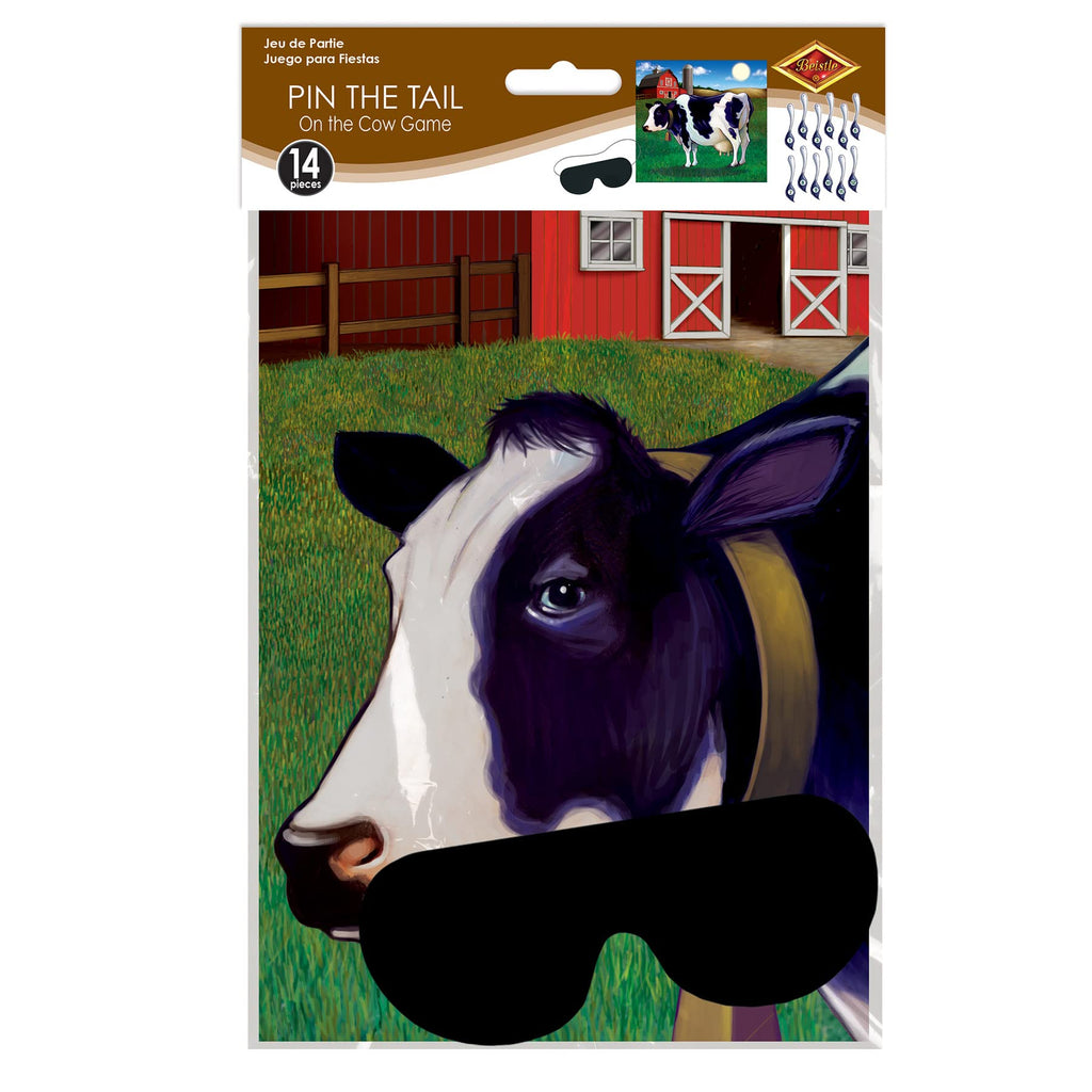 Pin The Tail On The Cow Game Beistle Town Creek Trading Post - Free Shipping $50.00