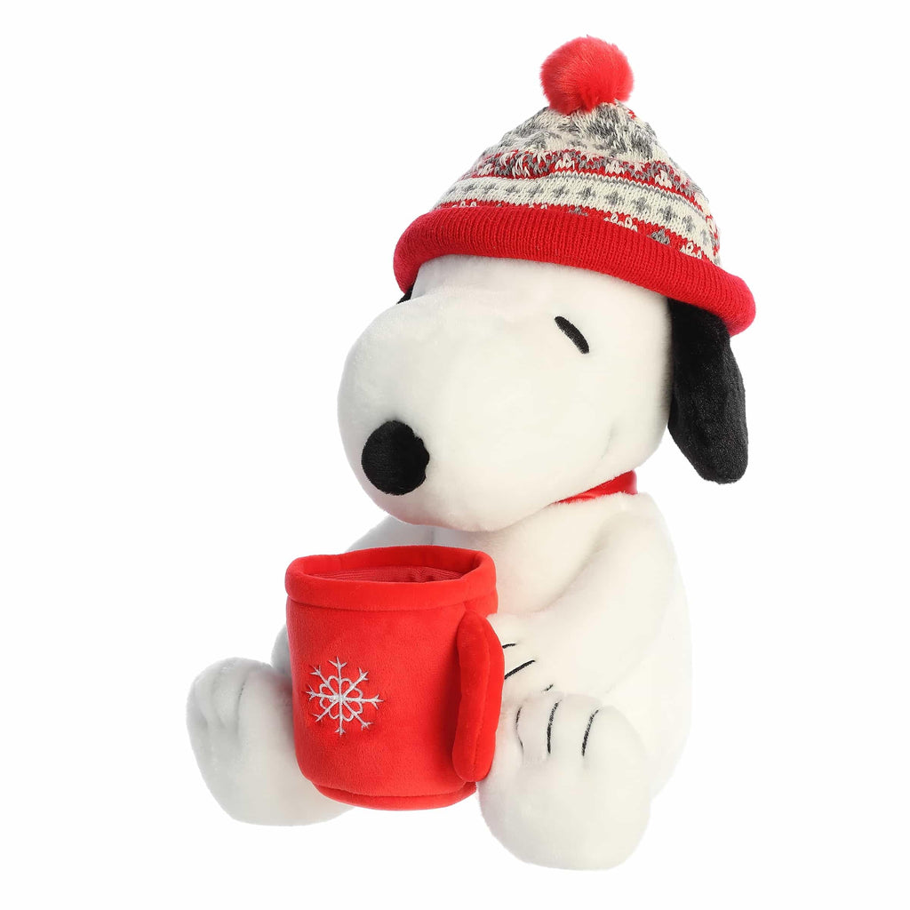 12" WINTER HAT SNOOPY WITH MUG Aurora Town Creek Trading Post - Free Shipping $50.00