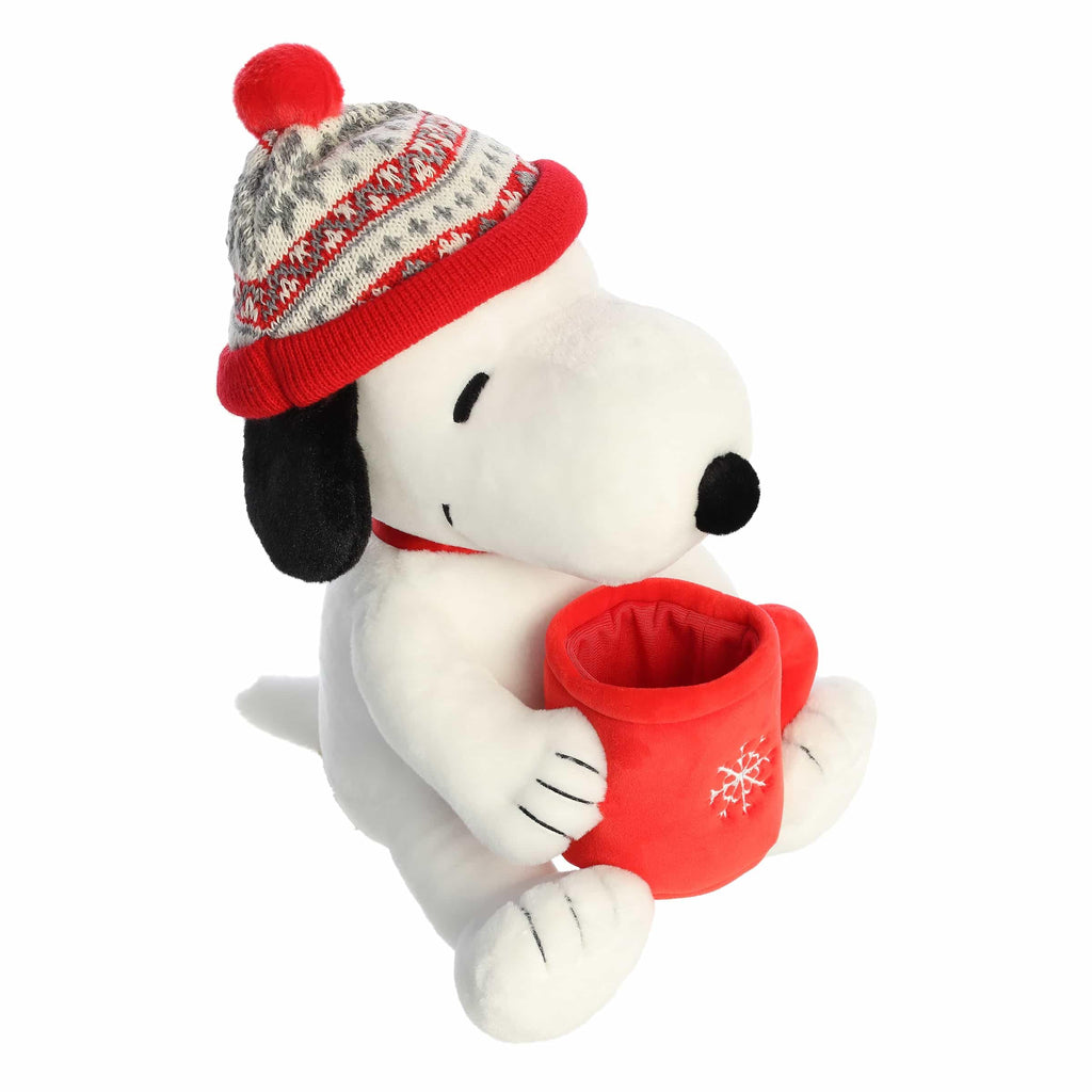 12" WINTER HAT SNOOPY WITH MUG Aurora Town Creek Trading Post - Free Shipping $50.00