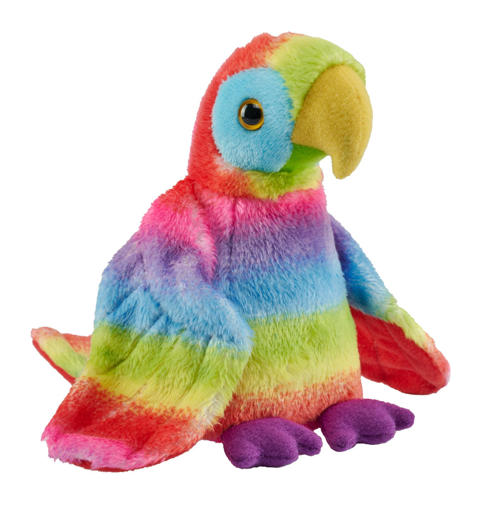 5" Rainbow Macaw Plush Plush WILD REPUBLIC Town Creek Trading Post - Free Shipping $50.00