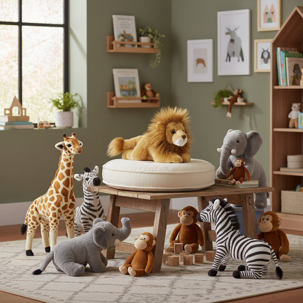 11" Lion Plush Miyoni Aurora Town Creek Trading Post - Free Shipping $50.00