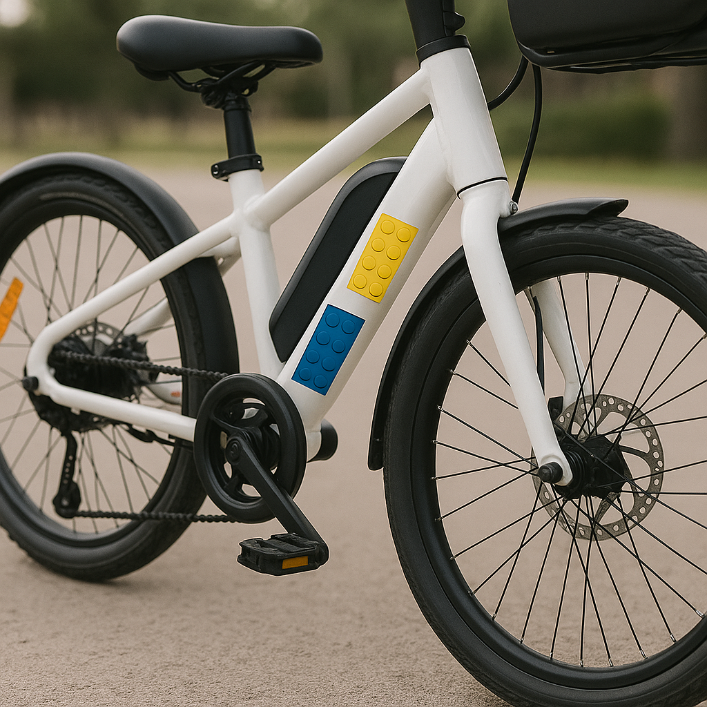 4-Sheet Building Block Brick Stickers for Kids Party Supplies Creative Converting Town Creek Trading Post - Free Shipping $50.00